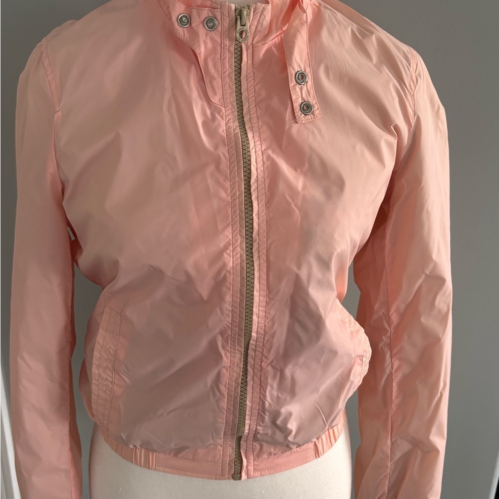 Women's Peach Members Only Nylon Jacket